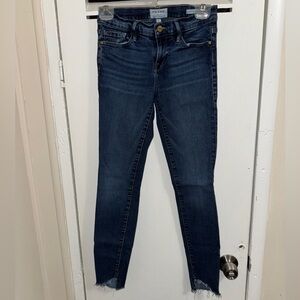 Frame Denim Dark Blue Skinny Jeans